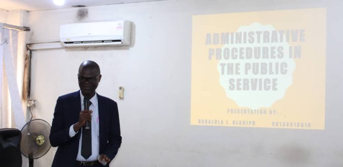 Efficacy of refresher training stressed, as ministry trains staff