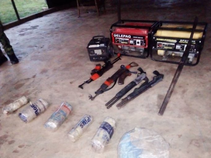 Troops recover dangerous weapons, dislodge criminals
