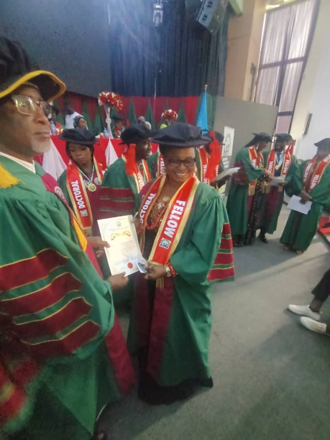 Princess Kaima Udeonu Gets Doctorate Degree