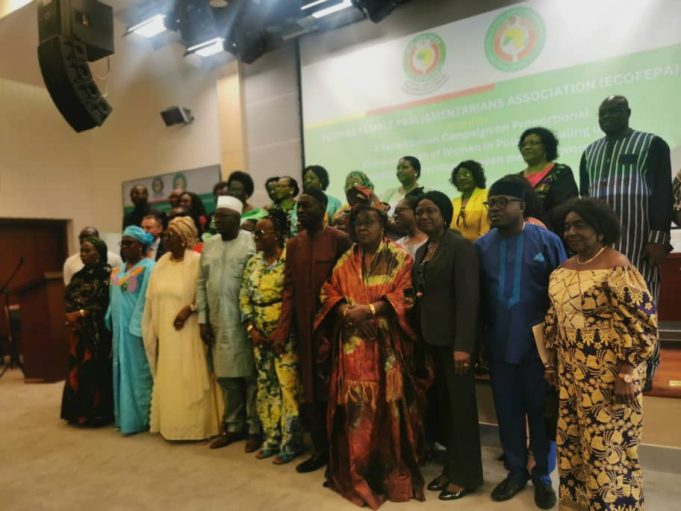 ECOWAS Female Parliamentarians Strategising On Increasing Women Representation In Politics.