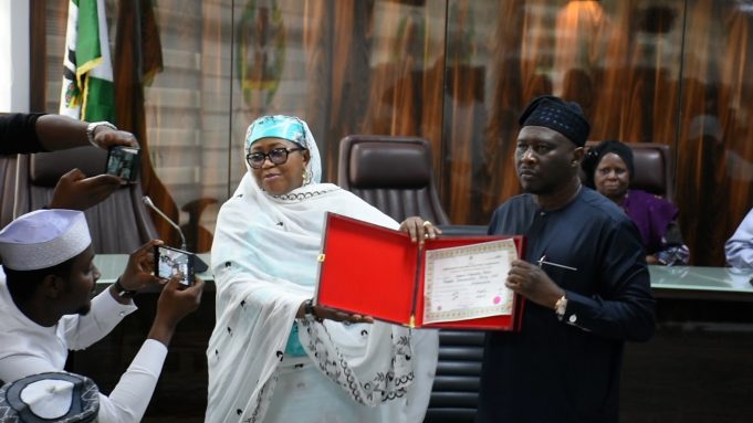 INEC Presents Certificate Of Return To Governor Finitri