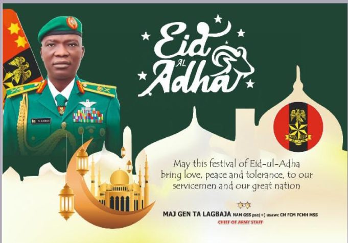EID-EL-KABIR: Army Chief charges Troops to remain resolute In discharge of duties