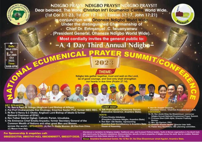 Ndigbo Prayer Summit 2023