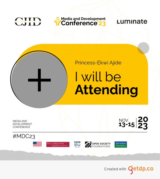 Count Down: Three Days To Media and Development Conference 2023