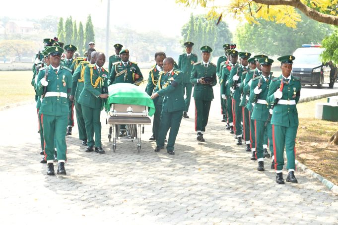 Nigerian Army Buries Its Former Chief Of Army Staff, Alli, Amid Eulogies