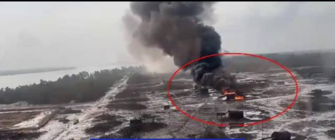 NAF Airstrikes Destroy 6 Illegal Oil Refining Sites In Rivers State
