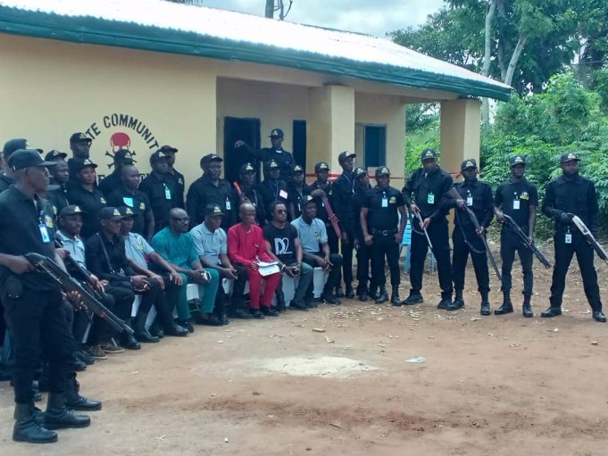 Irete Agog As Community Devt. Union Launches Homeland Vigilante Security Network