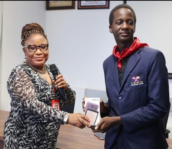 Jahdiel Akinrowo of Britmax School Emerges EFCC Ambassador