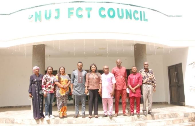 NUJ FCT Chairman, Grace Ike, Hosts DICAN Leadership in Courtesy Visit