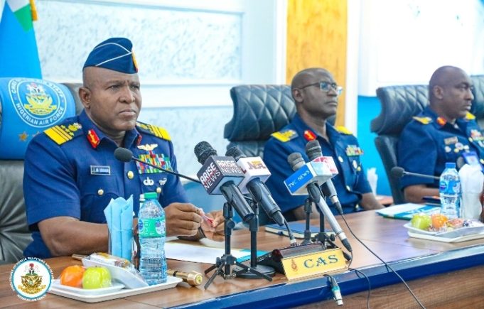 NAF Chief Vows Relentless Action Against Threats to Nigeria’s Security