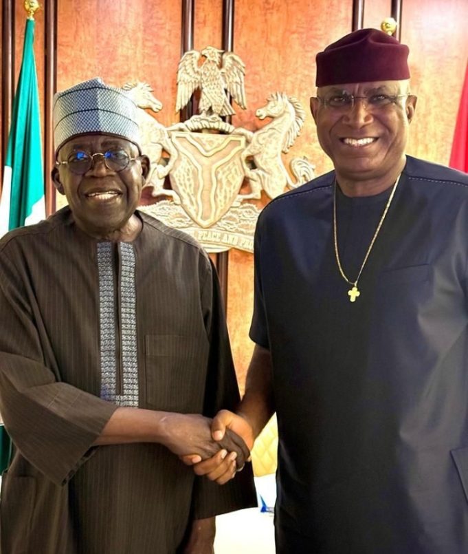 Tinubu, Omo-Agege Meet To Discuss Nigeria’s Development, Delta State’s Progress