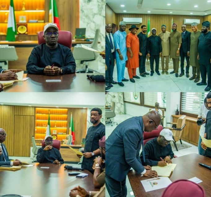 Edo Governor, Okpebholo Signs Bill To Establish New College Of Nursing