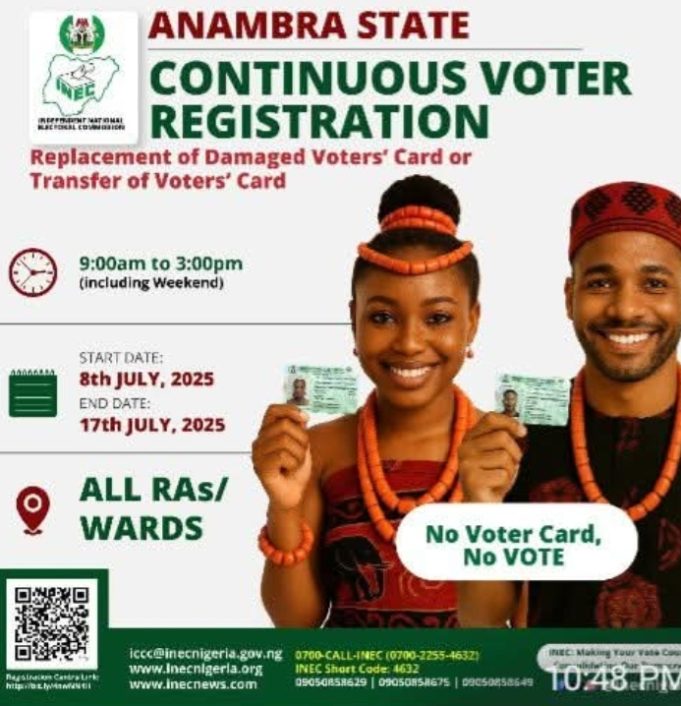 Anambra’s Defining Moment: Seize The Voter Registration Window Before It Closes
