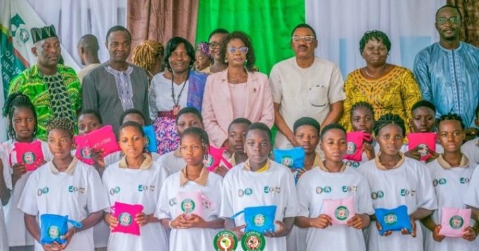 ECOWAS Champions Menstrual Dignity With 5,000 Reusable Sanitary Kits For Benin Schoolgirls