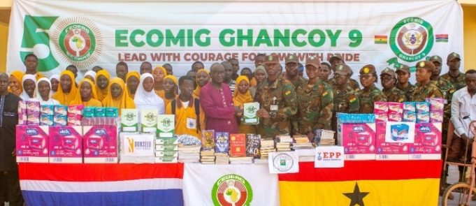 Ghanaian ECOMIG Troops Support Girls’ Education In The Gambia