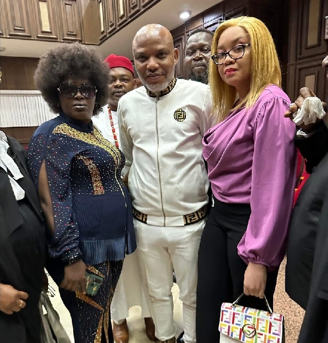Nnamdi Kanu’s Wife Begs Court To Save Her Husband’s Life Amid Detention Ordeal