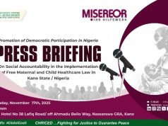 Democracy In Distress: CHRICED Warns Nigeria Is At A Dangerous Crossroads