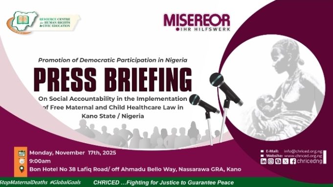 Democracy In Distress: CHRICED Warns Nigeria Is At A Dangerous Crossroads