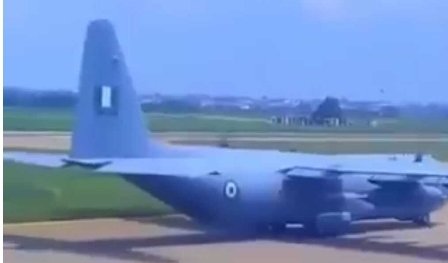 NAF C-130 Makes Safe Precautionary Landing In Burkina Faso After Technical Alert