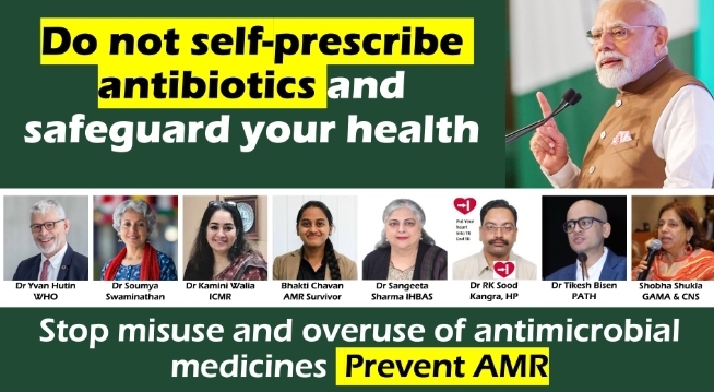 India Takes Bold Political Lead Against Antimicrobial Resistance, Warns Against Antibiotic Misuse