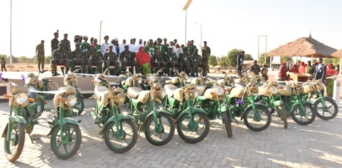 Army Empowers Barracks Women With 20 Motorcycles In Sokoto