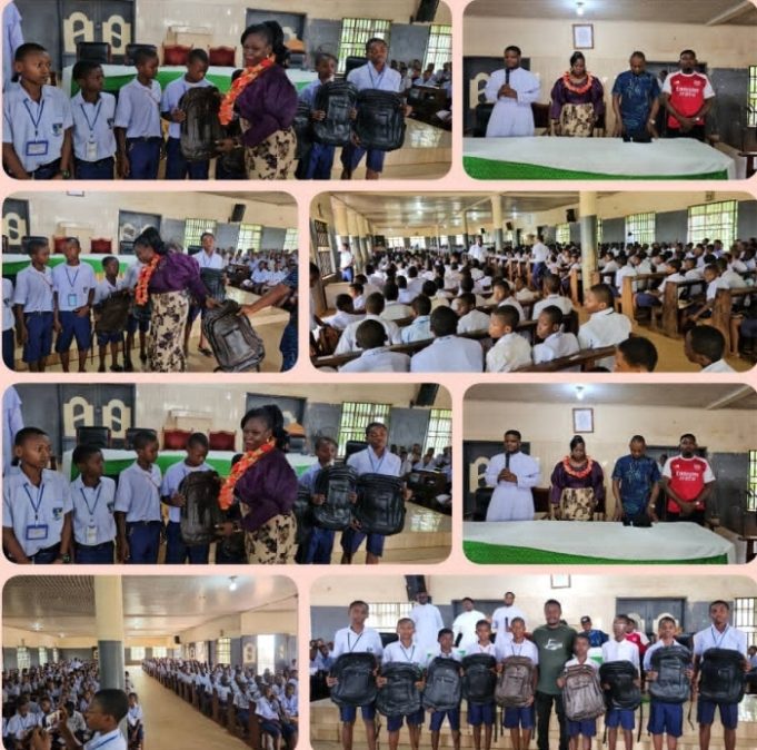 Anambra Mayor Lifts Students With School Bags, Pledges WAEC and JAMB Support For Indigent Pupils