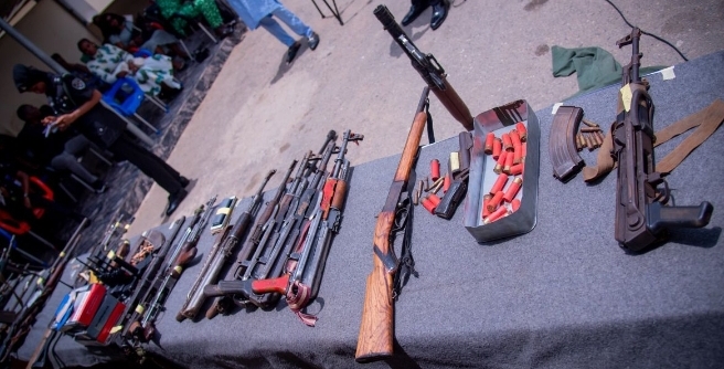 Police Net 50 In Nationwide Crackdown, Recover Anti-Aircraft Launcher, High-Grade Weapons