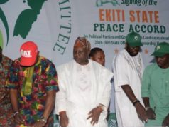 Ekiti Poll: 13 Parties Sign Peace Accord As INEC Warns Against Violence