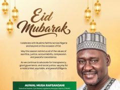Eid-el-Kabir: Rafsanjani Urges Nigerians To Embrace Sacrifice, Unity, Accountability