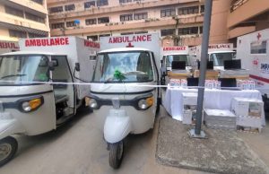 Tinubu Commissions Key Health Projects, Launches 145 Tricycle Ambulances Nationwide
