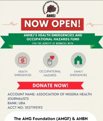 AMGF, AHBN Boost ANHeJ Emergency Fund With Fresh ₦500,000 Support
