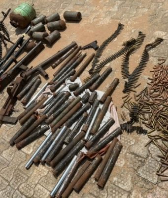 Anambra Police Recover Heavy Weapons, Explosives In Major Crackdown On Criminal Camp