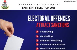 Police Warn Against Electoral Offences, Vow To Prosecute Vote Buyers and Election Disruptors