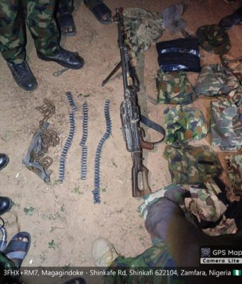 Troops Foil Terror Attack In Sokoto, Recover Military Uniforms And Heavy Weapon