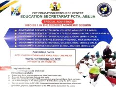 FCT Opens Special Admission Into Top Unity Schools, Fixes August 22 Entrance Examination