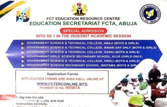 FCT Opens Special Admission Into Top Unity Schools, Fixes August 22 Entrance Examination