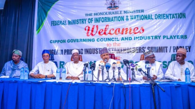 Information Minister Calls For Unity To Revive Nigeria’s Printing Industry