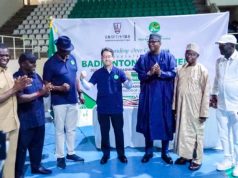Nigeria, Japan Deepen Sports Ties With Badminton Equipment Donation