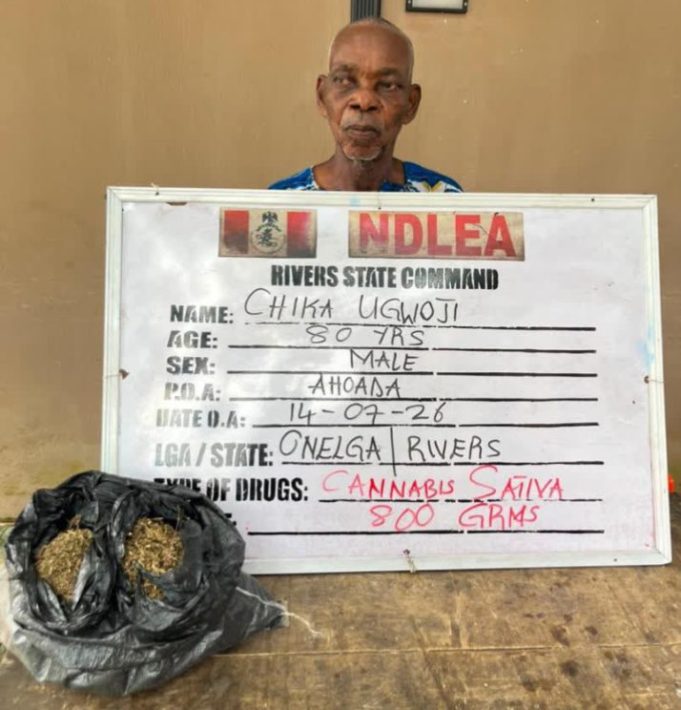 NDLEA Foils Major Tramadol Smuggling Ring, Seizes 1.63 Million Pills, Arrests 80-Year-Old Suspect
