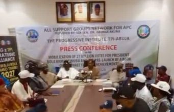 APC Support Groups Launch Drive To Secure 27 Million Votes For Tinubu