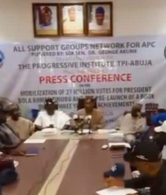 APC Support Groups Launch Drive To Secure 27 Million Votes For Tinubu
