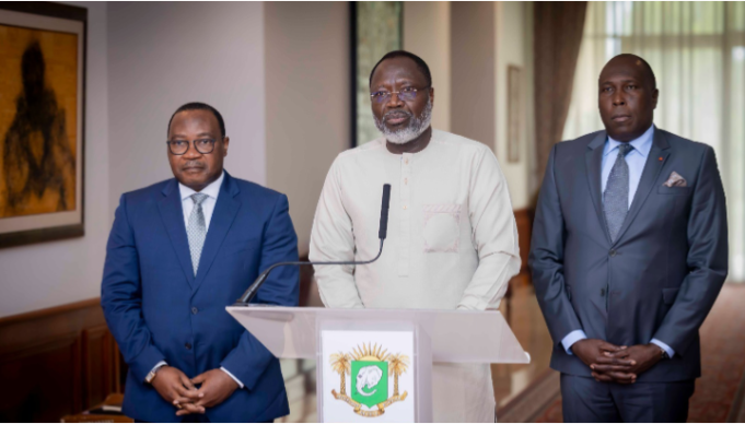 ECOWAS Commission President Bids Farewell To Ivorian President