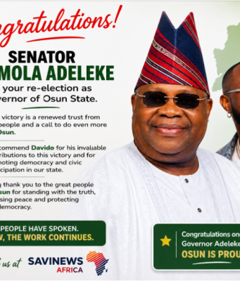 Savinews Africa Congratulates Governor Adeleke