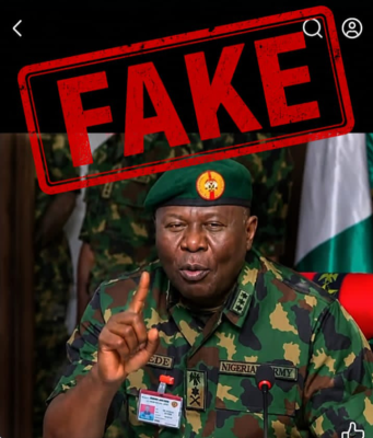 DHQ Debunks AI-Generated Video Targeting Defence Chief