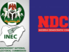 INEC Rejects NDC Claim Of ‘Smuggled’ Candidates, Says Party Submitted Names