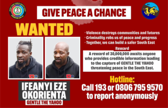 Military Declares ‘Gentle The Yahoo’ Wanted, Offers N30m Reward