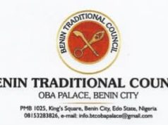 Oba Of Benin Declares 14-Day Fasting, Prayer For Edo Residents