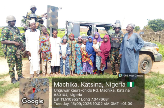 Troops Force Kidnappers To Abandon 10 Victims in Katsina