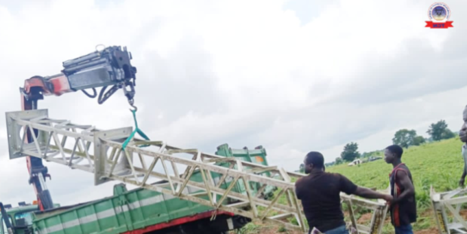TCN Moves To Restore Kainji-Birnin Kebbi 330kV Line As Emergency Tower Arrives