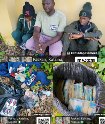 Army Arrests Three Suspected Terrorists With ₦2.7m Ransom In Katsina